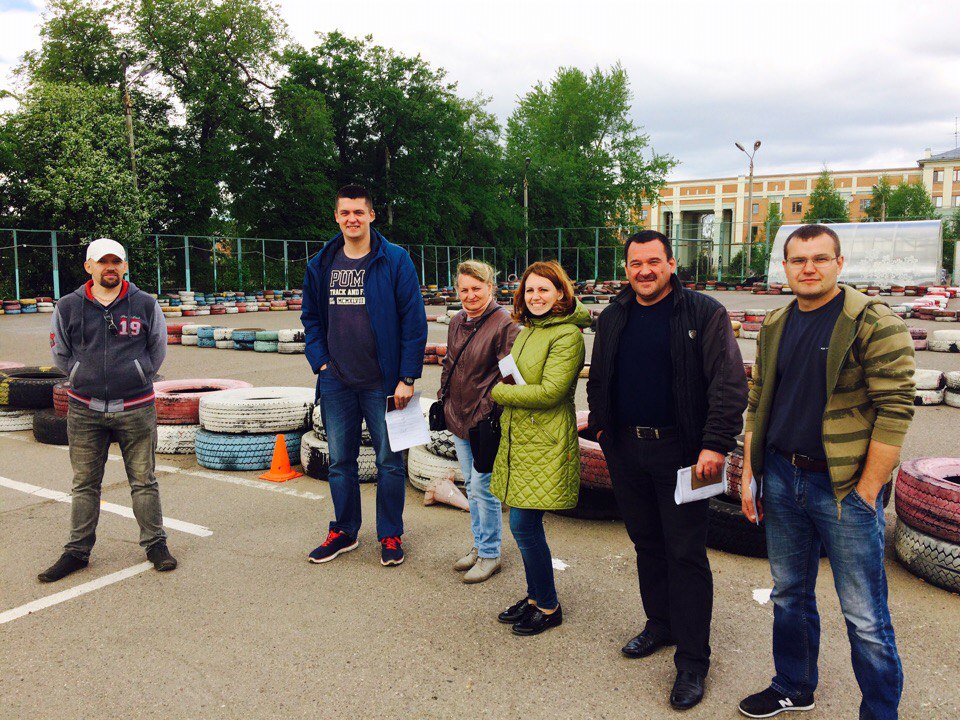 Экзамен на площадке